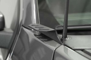 Ford F150 Ditch Light Brackets - Driver/Passenger Side - Addictive Desert Designs - 2-Stage Hammer Black Powder Coat - Black - `21-`27 Ford F150 Ditch Light Brackets - Driver/Passenger Side - Addictive Desert Designs - 2-Stage Hammer Black Powder Coat - Black - `21-`27